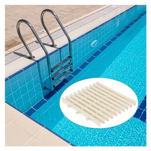 Generico Griglie per Piscine - Griglia di Scarico Resistente per Esterni, Ideale per soluzioni di drenaggio di docce, Strade e troppopieno - Griglia Robusta per Un Flusso d'Acqua efficiente