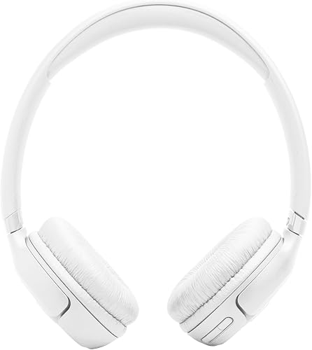 JBL Tune 530BT Wireless On-Ear Headphones with Bluetooth, White - 4