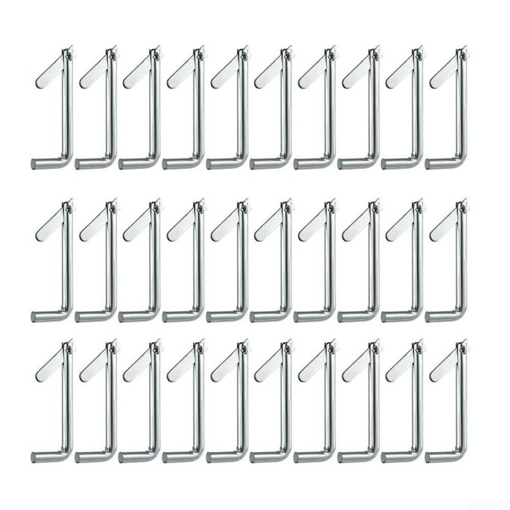 30 Piezas Pasadores Andamio para acero Galvanizado 3.74" 30 Piezas