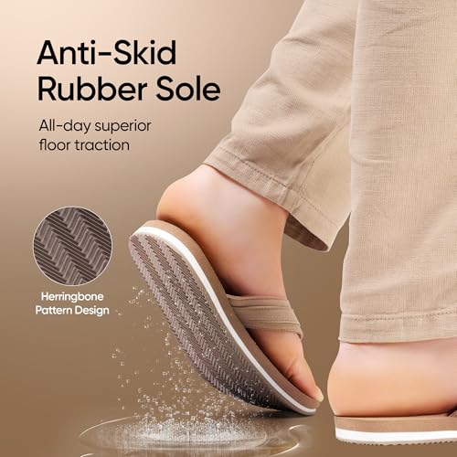 Image of Frido Cloud Comfort Slippers for Women & Men | Available in 2 Options- Arch Support & Without Arch |Orthopedic Soft Home Chappal Unisex Slipper, House Slipper with Anti-Skid Sole for Home Use & Casual