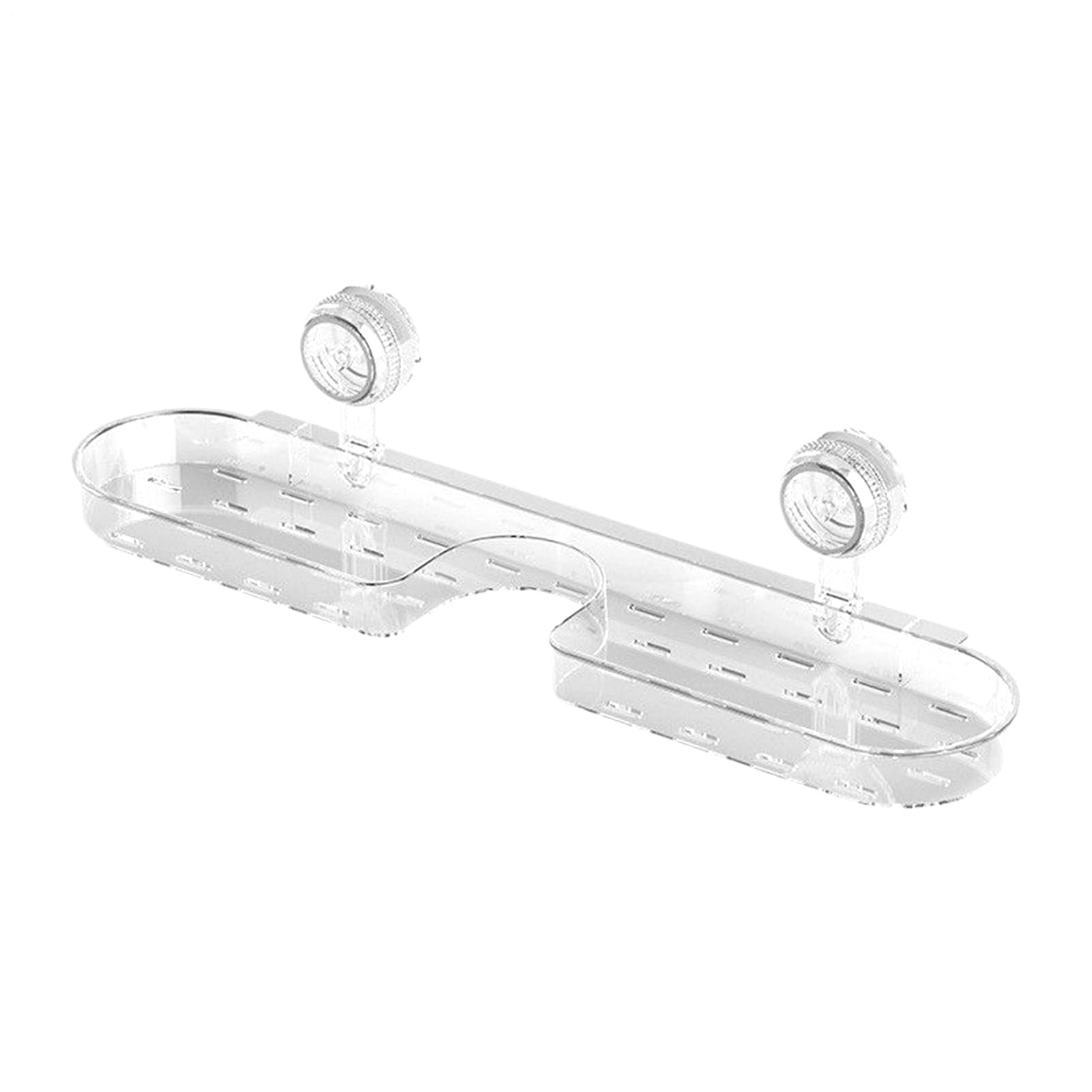 Bathroom Wall Organizer - Shower Organizer | Sink Shelf Over Faucet | Wall Mounted Shelf Storage | Protable Suction Cup Soap Holder Sink Rack For Toiletry Makeup Skin Care Products Brush Kitchen