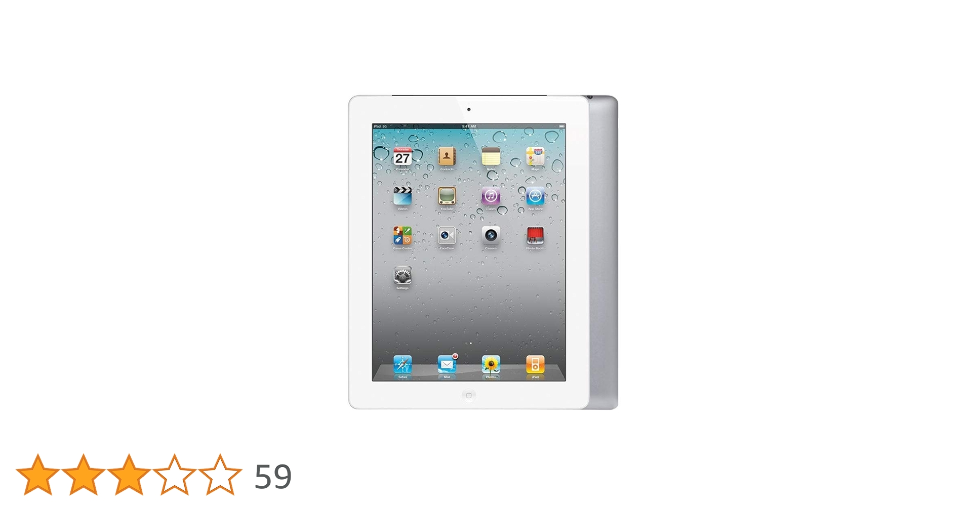 Renewed) Apple iPad 2 (9.7 inch,16GB, Wi-Fi Only) White : Amazon