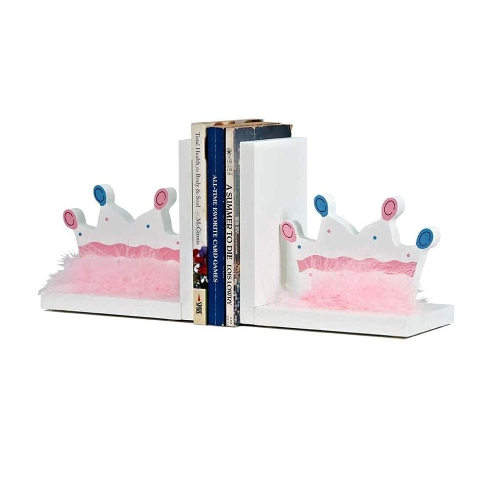 Sujetalibros Decorativos para Carpetas de Libros, Decoraciones de Almacenamiento de Escritorio para habitación Infantil, sujetalibros de Plumas, Tapones para Libros Pesados