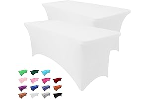 Mesa Plegable Para Fiestas: Manteles Rectangular De 6 Pies para Mesas Rectangulares