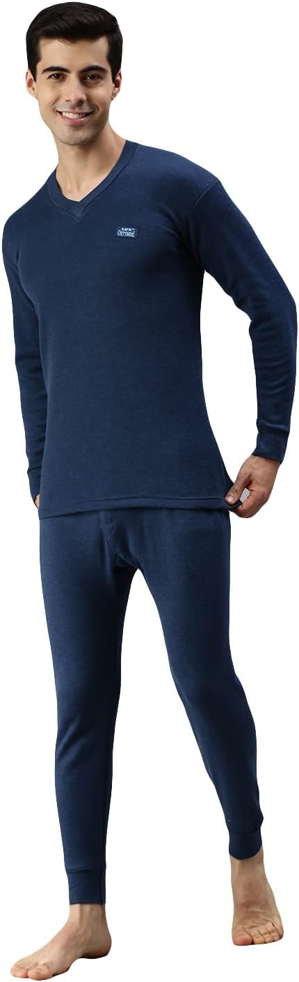 Sponsored Ad - Lux Cottswool Thermal Wear for Men Set Top & Bottom - Premium Winter Inner Wear for Men - Warm and Comfortable Thermal for Men - V Neck Body Warmer Set for Men - Cotton Thermal Wear for Men Set