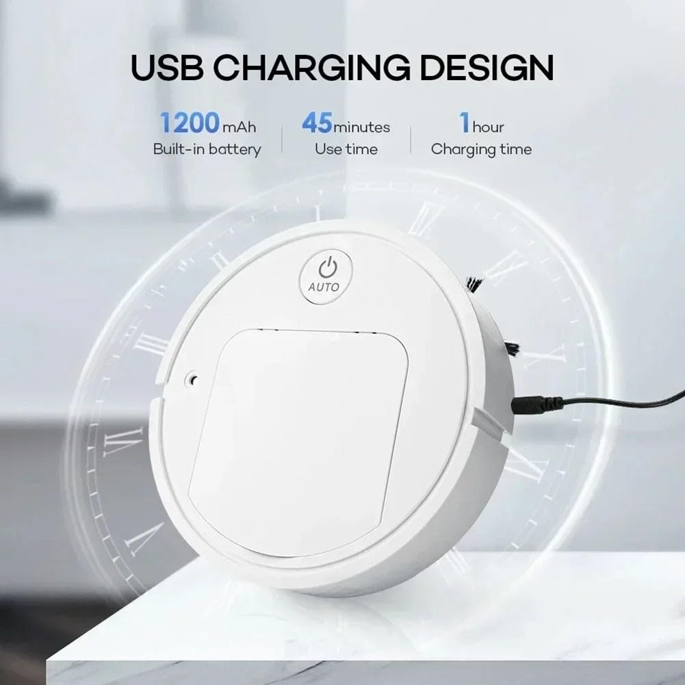 Aspirapolvere robotico sistema 5 in 1 – Pulizia profonda di tappeti e pavimenti duri – Controllo app e aggancio automatico – 28 cm (aggiornamento spray IS28A)
