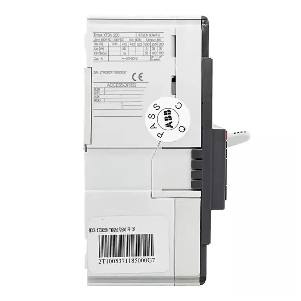 1 Uds XT3N250 Interruptor De Aire Trifásico 3P Disyuntor Proteger equipos eléctricos.(125A)