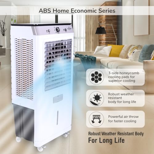 Image of GTS 70 Air Cooler | 70L Tank Capacity | 28mm Bearing Motor | Auto Swing | High Air Throw | Inverter Compatible | Honeycomb Cooling Pads | 1+1 Year Warranty