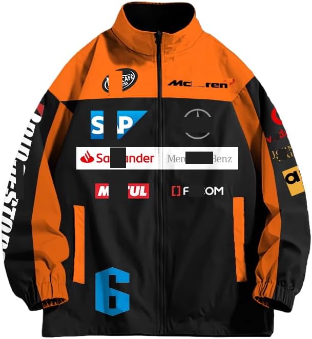 [DJ-A1wayS] F1 マクラーレン ジャケット 2025 レーシングスーツ ランド・ノリス オスカー・ピアストリ 伝説のハイ