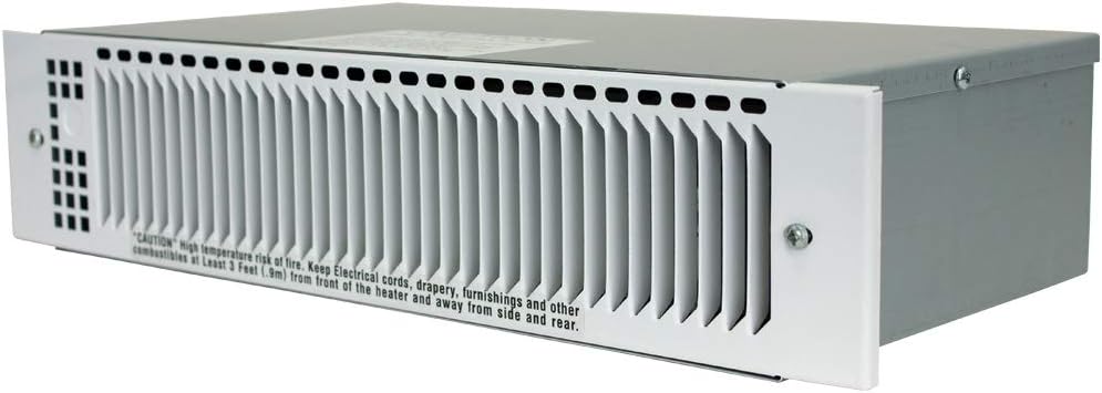 Amazing 🔥 KING KT1215-MW-W Multi-Watt Kickspace Heater, 1500W / 120V, White