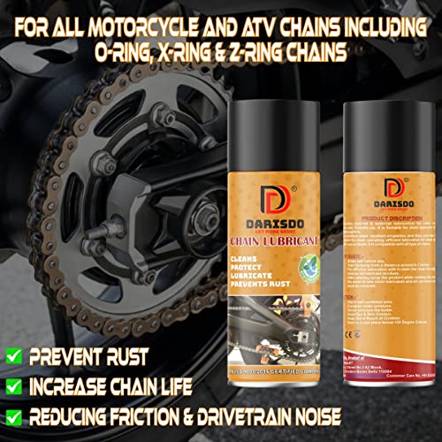 Image of Chain Lubricant, 300 ml, Prevent Rust, Clear, Synthetic, 400g, Motorcycle & Forklift Chains, Harsh Environments
