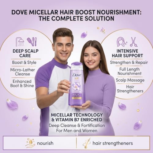 Dove Hair Boost Nourishment Shampoo 680ml - Image 8