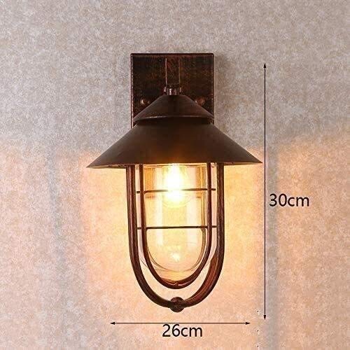 Aplique de pared exterior para comedor y salones de terrazas WQHPLMD 7