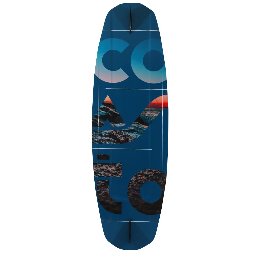 Coasto Wakeboard Kyanit 140 PB-CWKBKYANIT Planche Légère Confortable Pratique pour Tous Les Riders Tout Niveau Chausses Comprises Charge Max 90 kg 140 cm