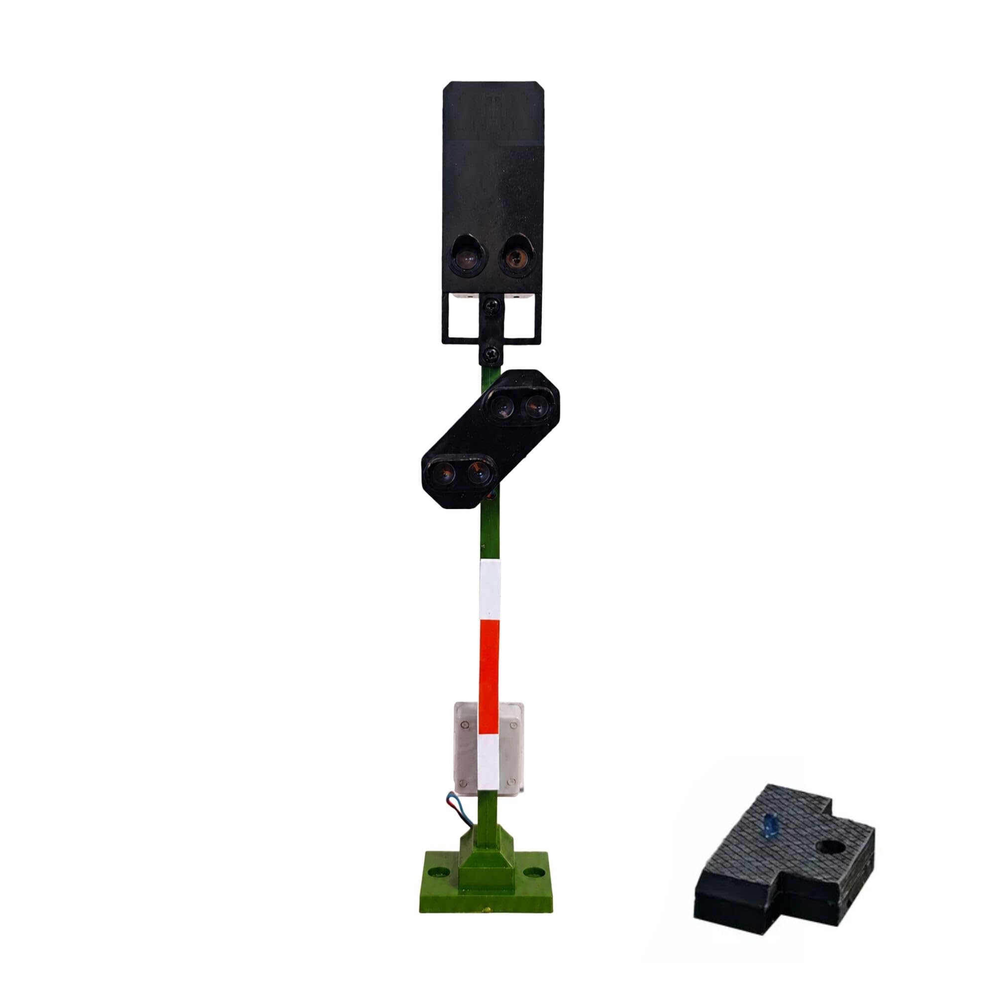 Lichtsignal Typ HV Blocksignal mit Vorsignal - Gartenbahn Spur G