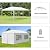 LEMY 10 X 20 Outdoor Wedding Party Tent Camping Shelter Gazebo Canopy with Removable Sidewalls Easy Set Gazebo BBQ Pavilion Canopy Cater Events