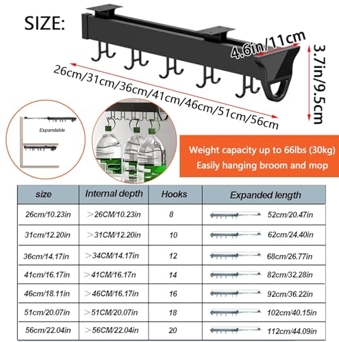 Percha ajustable para cinturón, bufanda, estante de aluminio extraíble para corbatas y solución de almacenamiento de ollas para gabinetes