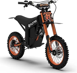 IGC Tuttio Soleil01 Electric Dirt Bike, 2000W-37MPH-21AH Electric Motorcycle, 14"/12" Off-Road Dirt Bike, 18-43Miles Long Range Ebikes with for 3-Speed Modes for Adults Teens 13+ (USA Warehouse)