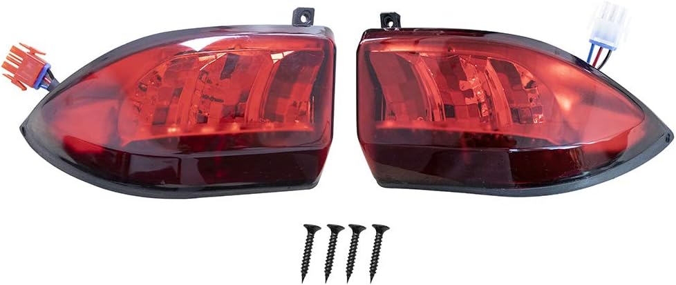 Drive-up Club Car Precedent LED Taillight Tail Light 2004-up Rear Light 12V 3 Wires,(2) Tail Light kit Replacements