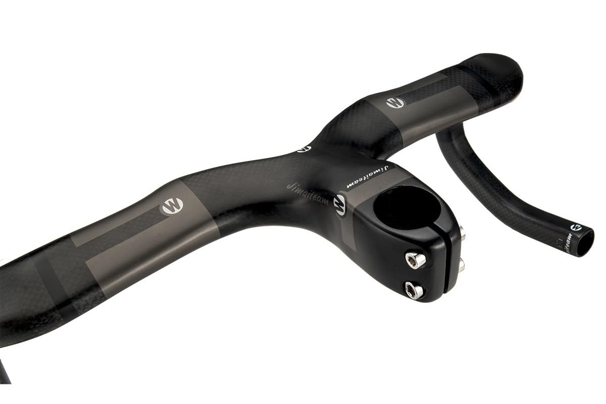 FukkeR Fahrrad Gebogen Lenker 28.6mm Rennradlenker Carbon 400mm 420mm 440mm Rennrad Drop Bar Für MTB BMX DH XC AM FR Reichweite 80mm Gefälle 125mm (Color : Black, Size : 400mm*100mm)