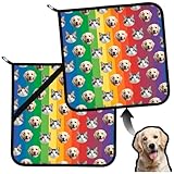 【Diseño Divertido】¡Dale un toque de personalidad a tus manoplas y agarraderas personalizadas! Convierte una cara graciosa, una mascota querida o una imagen divertida en una manopla de horno verdaderamente única. Con adorables gráficos y diseños personalizados con fotos, tus accesorios de repostería le darán un toque divertido a cada experiencia culinaria y le darán personalidad a cualquier espacio de cocina.
