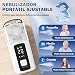 Imagen de LumoAir Nebulizador Portatil Adultos Silencioso Aerosoles Nebulizador Niños Bajo Residuo Nebulizador Pediatrico Protección en Seco Nebulizador Bebe Mocos Autolimpieza USB-C Inhalador para Casa y Viaje