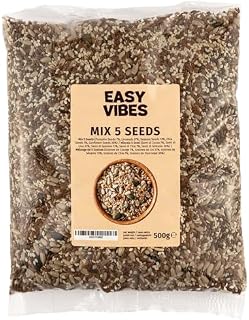 Easy Vibes - Mix 5 Semi (500g) | Zucca, Lino, Chia, Girasole, Sesamo