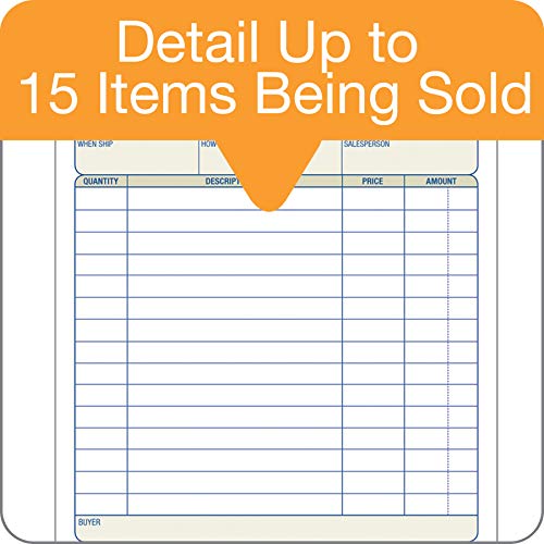 Carnet de vente triplicata pour prendre les commandes des clients sur le terrain