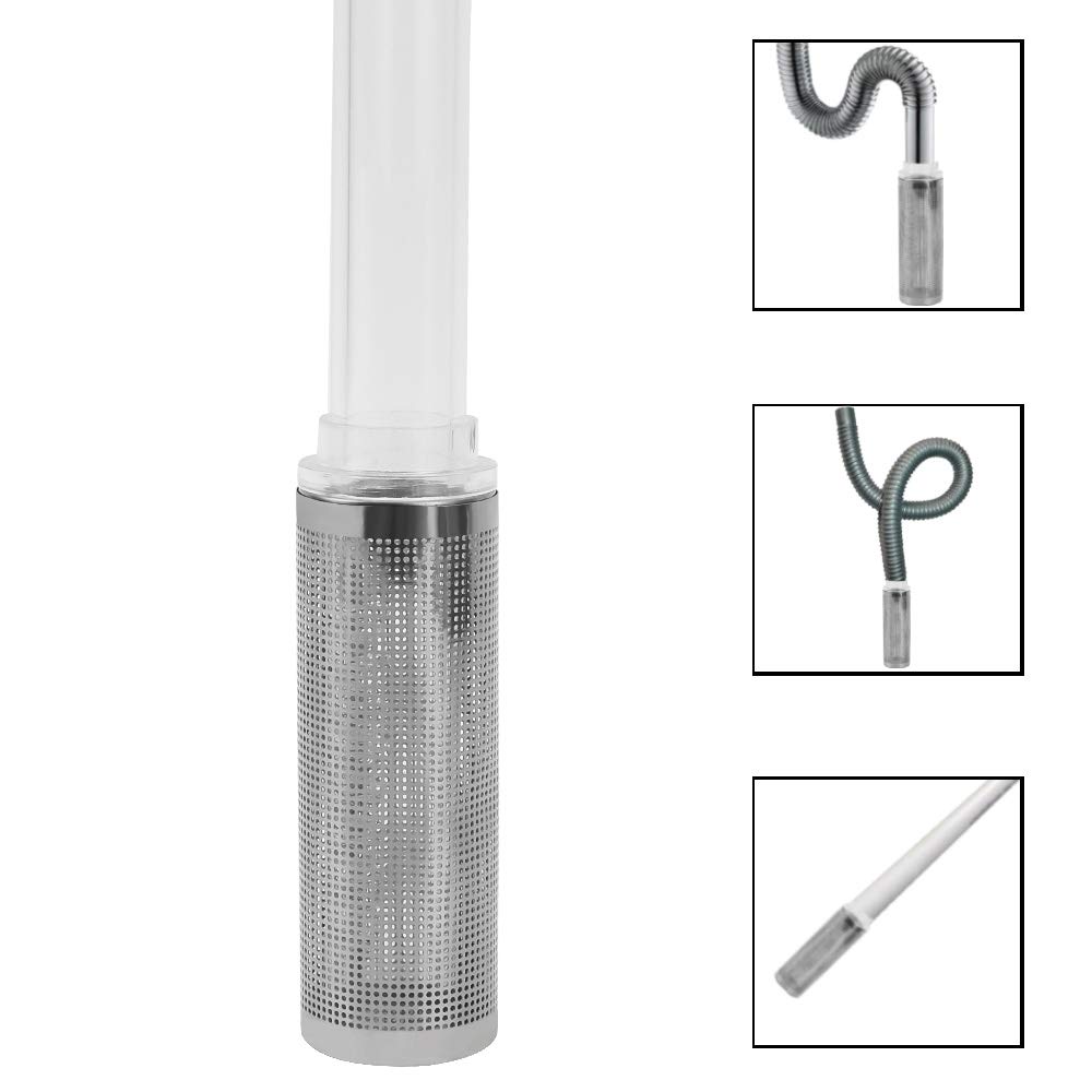 Copertura Filtro In Acciaio Inox Protezione Filtro Per Acquario - Copertura In Rete Acciaio Inox, Per Tubi Da 12 Mm O 18 Mm Maglia Fine Protezione Pesci E Gamberetti