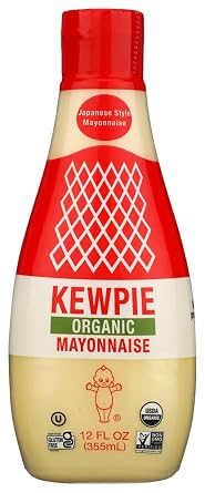 Kewpie Organic Japanese-Style Mayonnaise Squeeze Bottle, Kosher, USA, 12oz