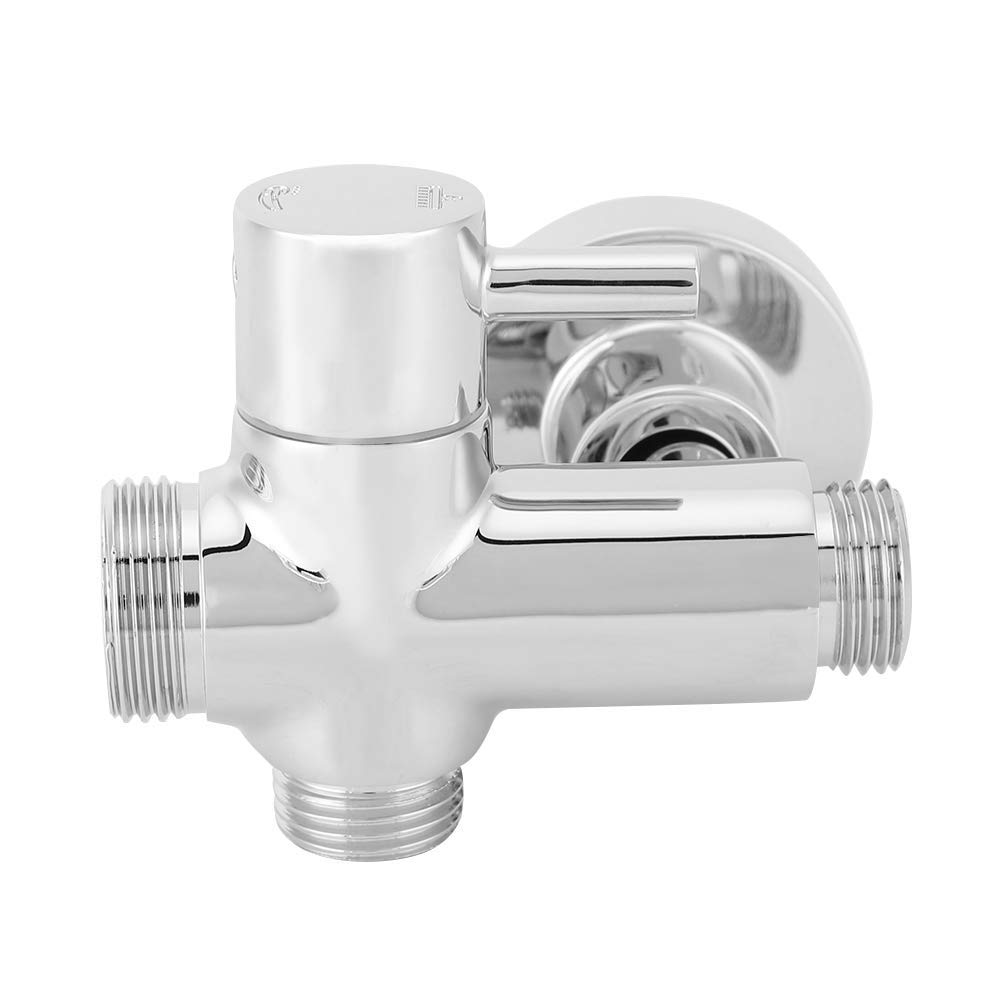 Baño Desviador de ducha G1 / 2 "Montado en la pared Redondo de cobre Ducha Desviador Válvula Cabezal de ducha Componentes de