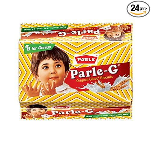 Parle G Glucose Biscuit, 65g [Pack of 24]
