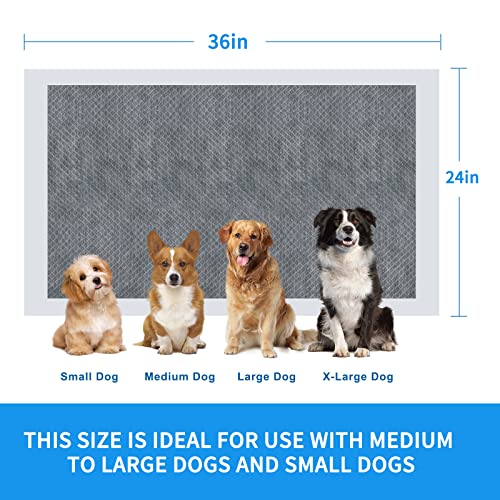 60pcs Charcoal Pee Pads for Dogsdog Pee Pads Extra Large 24 X 36carbon Odor Control 6layer Leakproof  Quick Dry Dog Training Pads  Cucciolini Doodles 60pcs charcoal pee pads for dogsdog pee pads extra large 24 x 36carbon odor control 6 layer leak proof  quick dry dog training pads   cucciolini doodles