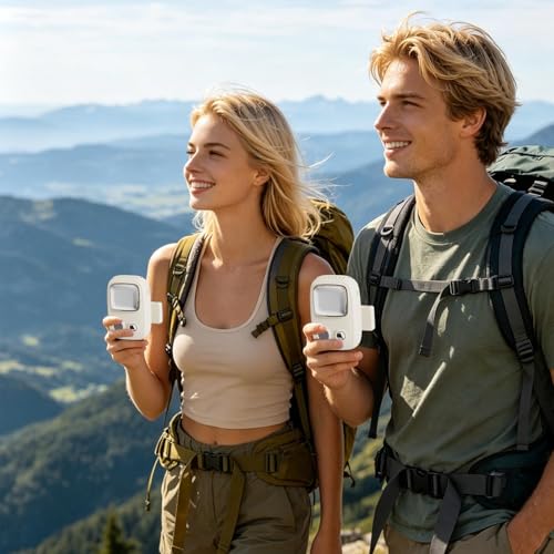 Ventilador de cuello portátil ideal para deportes, senderismo y rutas de camping 3