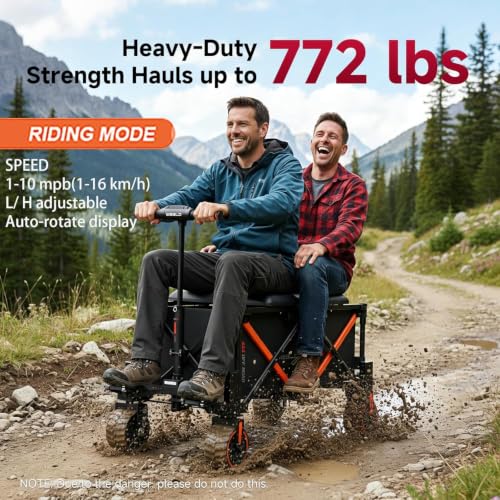 WISELD GT3-4WD Rideable Electric Cart