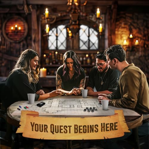 image for Melee Mats DND Map Starter Set - 24” x 36