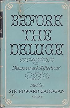 Hardcover Before the Deluge. Memories and Reflections Book