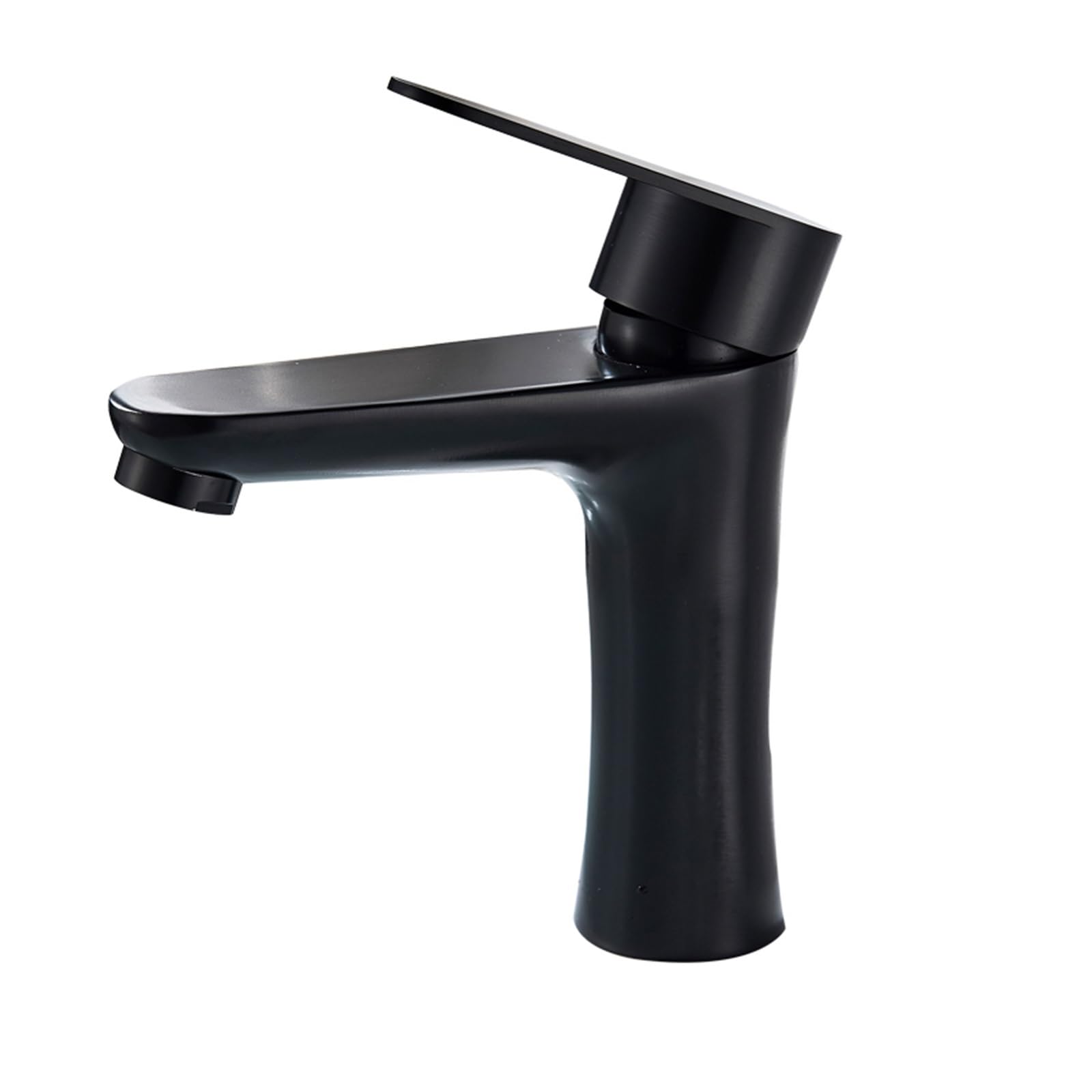 Robinet d'évier de bassin en or brossé pour salle de bain installation monotrou