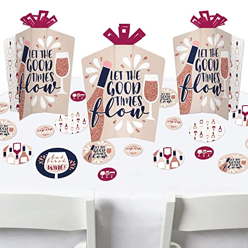 Decoración de fiesta de cata de vinos con este juego temático de 30 piezas para tu evento