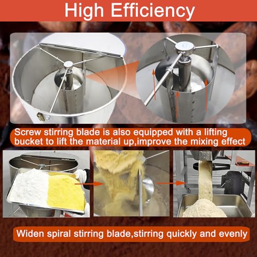 HayWHNKN-220lbs-Dry-Powder-Mixer-Blender-Feed-Mixing-Machine-for-Food-Grain-Plasctic-Particle-Granular-DryWet-Powder-Mixer-Stainless-Steel-3KW-110V