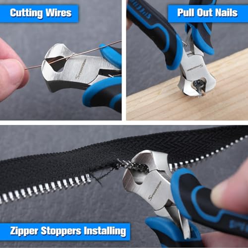 SPEEDWOX Mini pince coupante pour la fabrication de bijoux, arrache-clou, extracteur d'agrafes, réparation de fermeture éclair – Image 6