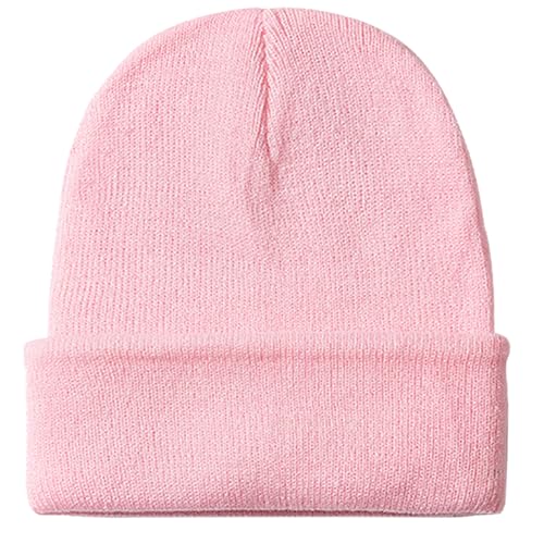 Image of ZOORON Beanie for Men Women Warm Winter Hat Unisex Soft Knit Cuffed Beanie