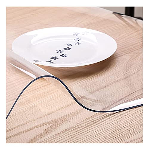 Nappe transparente plastique rectangulaire imperméable 100% cuisine 40x122 - 2