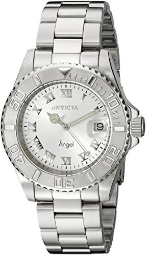 v Invicta CrN^ Women's 14320 Angel Analog Display Swiss Quartz Silver Watch EBY fB[X p [sAi]