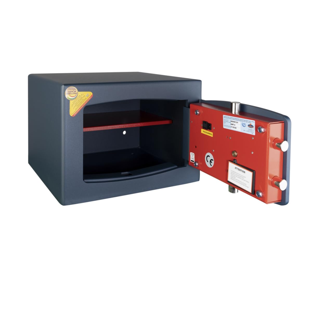 Technomax, Cassaforte a mobile, Gold Moby Trony, modello GMT/4, Apertura a combinazione elettronica digitale, Dimensioni mm. 280 (H) x 400 (L) x 350 (P)