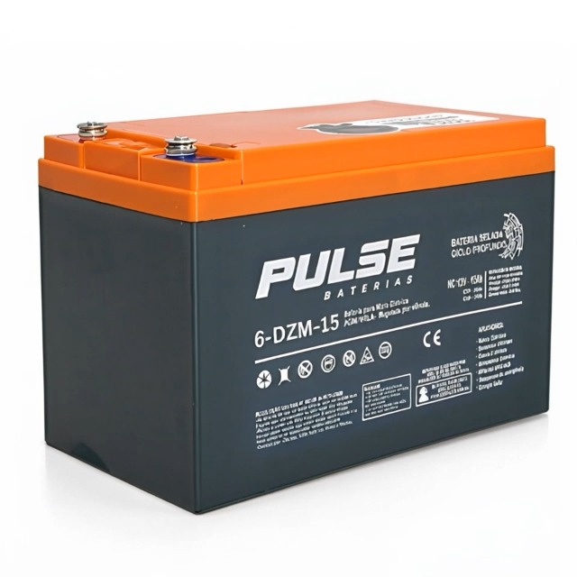Bateria PULSE 12V 15AH | Amazon.com.br