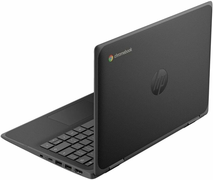 HP Fortis G5 11.6" Touchscreen Convertible 2 in 1 Chromebook - HD - Intel N-Series N200-8 GB - 64 GB Flash Memory - English Keyboard - Jack Black