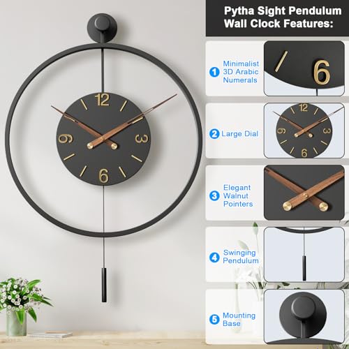 Elegant Pendulum Wall Clock image product image