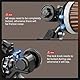 SMALLRIG Follow Focus F60 mit einstellbarem Dämpfungssystem und A/B-Stopps, Vorwärts/Rückwärtsschalter, Objektiv-Zoomsteuerung für DSLR und spiegellose Kameras, Inklusive 15mm Rod & Rod Clamp-5163