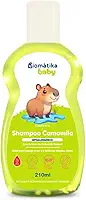Biomátika Baby Shampoo Camomila 210ml Limpeza Suave Bebê Não Arde Olhos Vegano Uso Diário